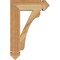Ekena Millwork Legacy Arts & Crafts Rough Sawn Bracket, Western Red Cedar, 4"W x 16"D x 24"H BKT04X16X24LEC03RWR - alternate 3